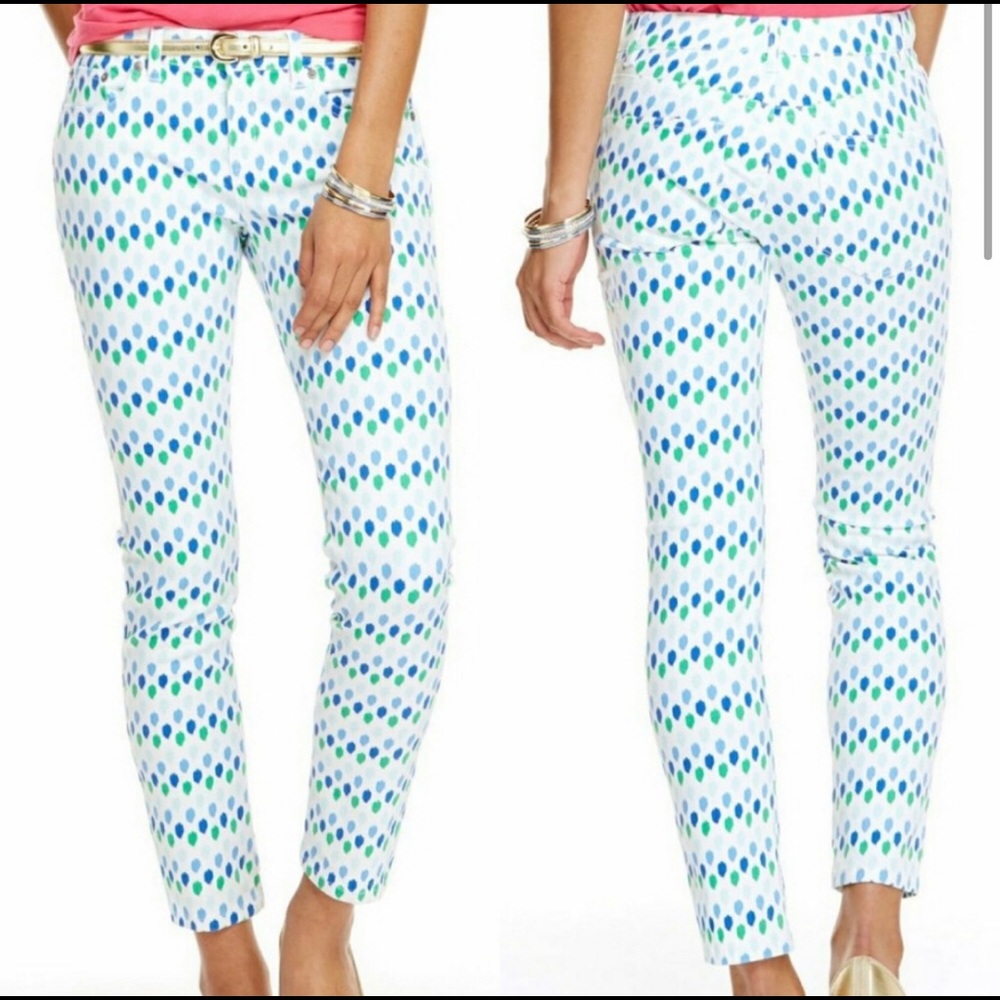 Vineyard Vines Polka Dot Skinny Jeans